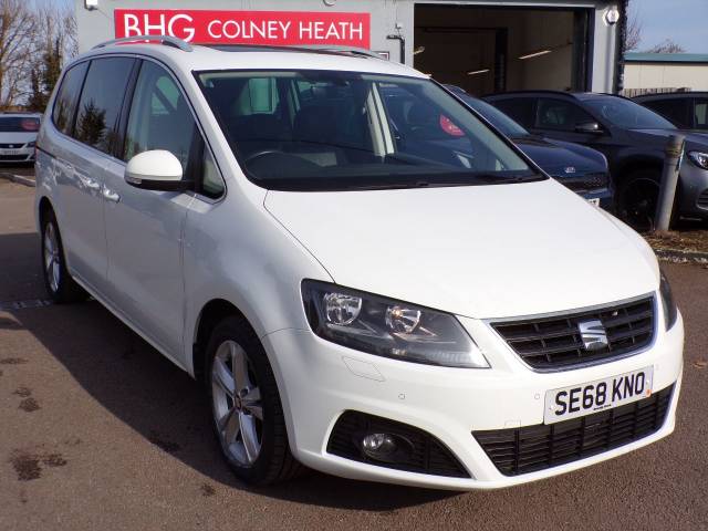 SEAT Alhambra 2.0 TDI Xcellence [EZ] 150 5dr DSG MPV Diesel Gloss White