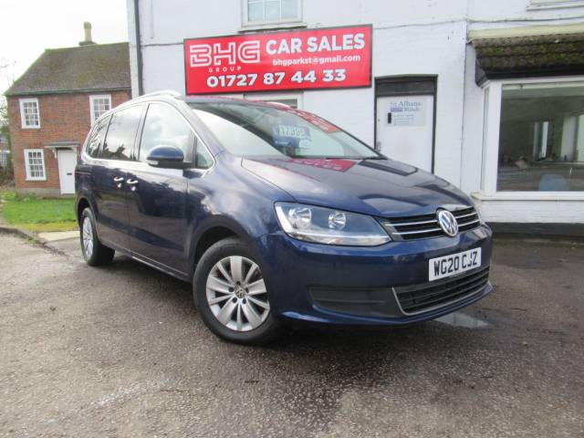 Volkswagen Sharan 2.0 TDI SCR 150 SE Nav 5dr DSG MPV Diesel Metallic Blue